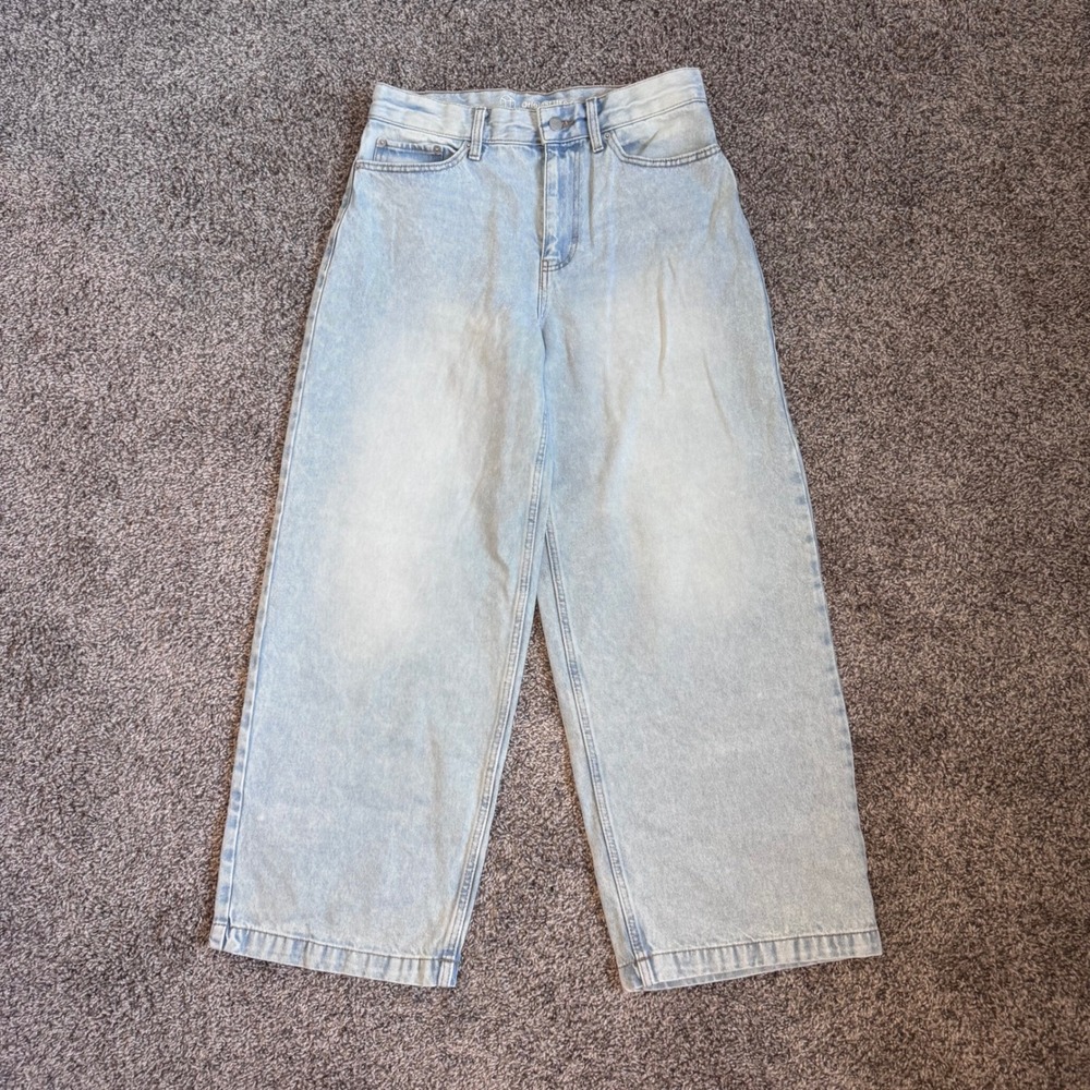 New Original Use Ultra Baggy Men's Jeans Size 30Wx30L 100% Cotton Light Blue